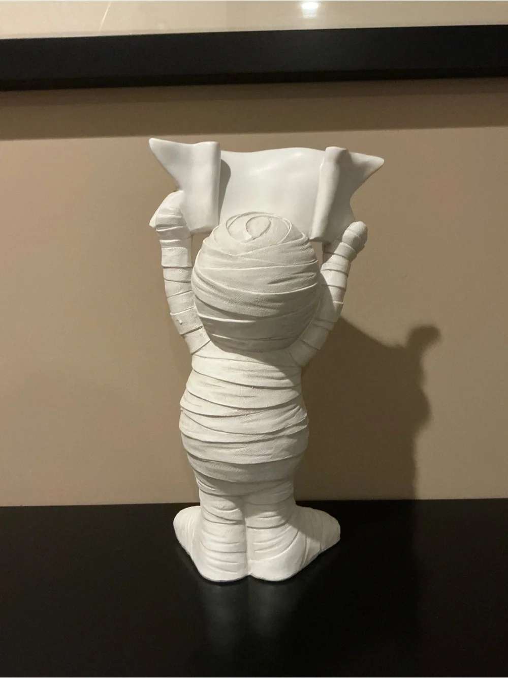NEW Silly Halloween Mummy With BOO Banner Figurine Decor 🎃